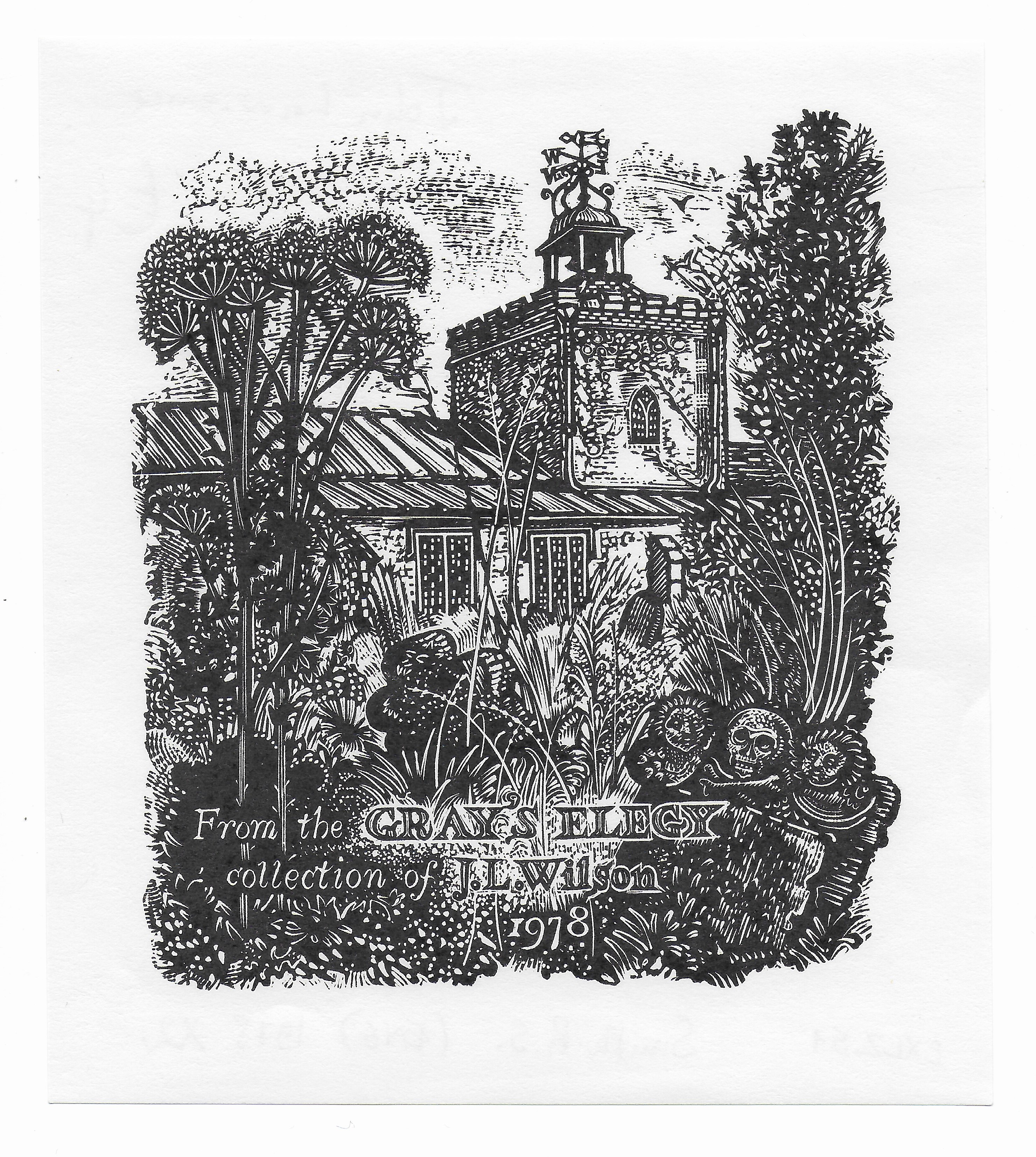 From the GRAY'S ELEGY collection of J.L. Wilson